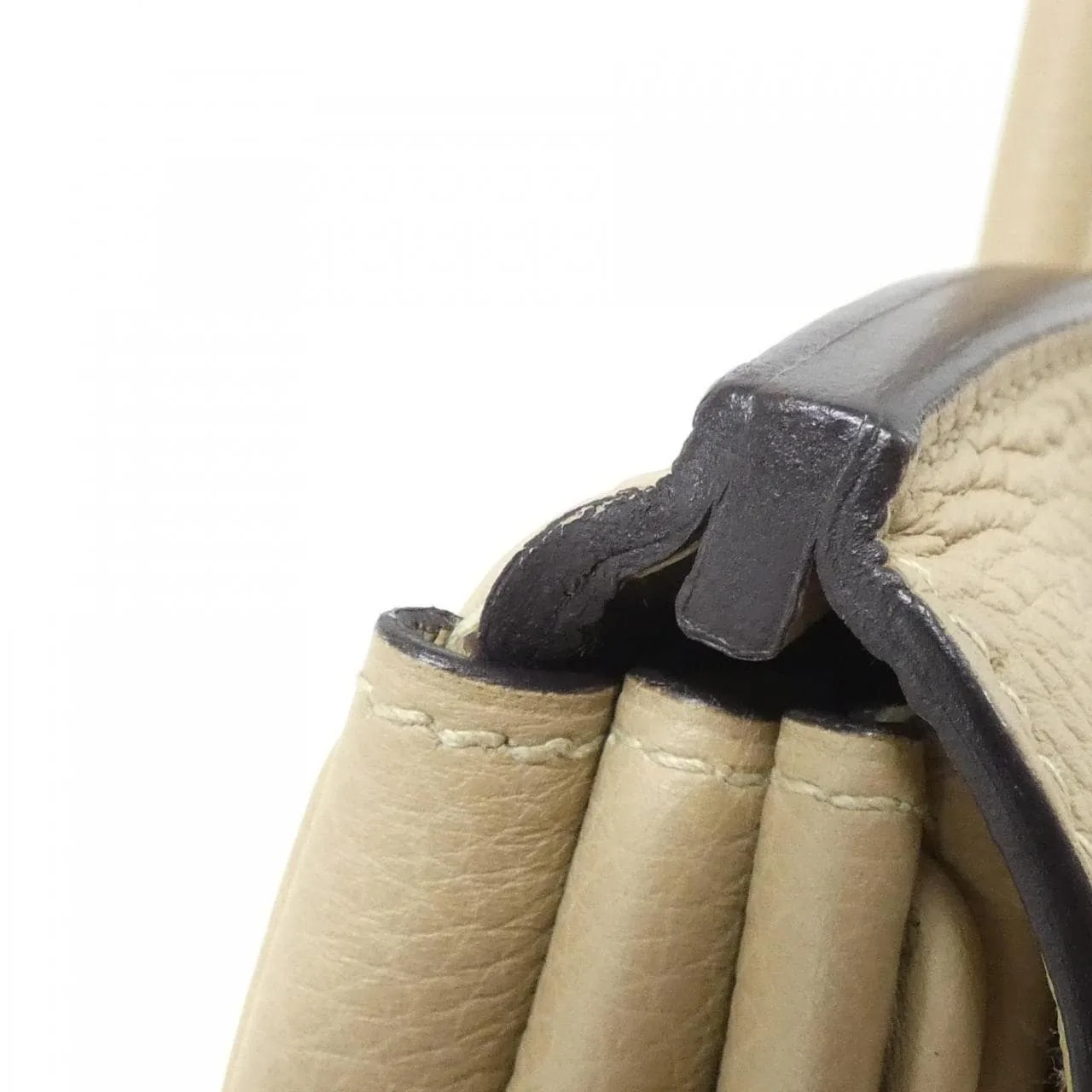 HERMES Birkin 030520CK Handbag Togo Black Togo Leather Rank A - Thumbnail 7