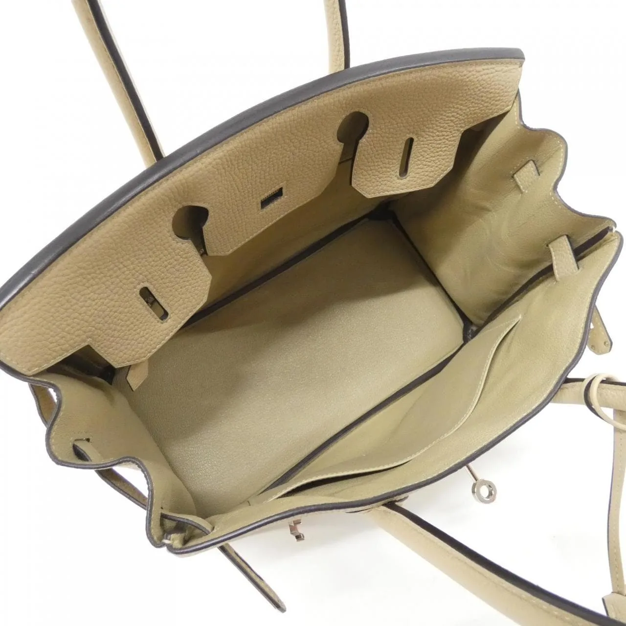 HERMES Birkin 030520CK Handbag Togo Black Togo Leather Rank A - Thumbnail 9