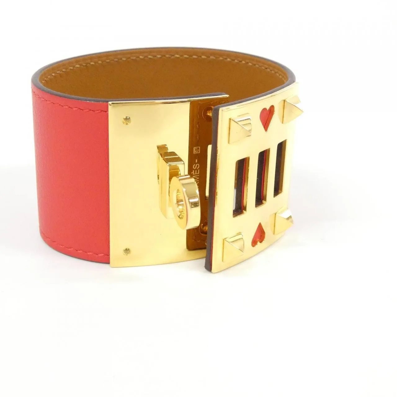 HERMES 081863CC Accessories Swift Rouge Swift Leather Rank A - Thumbnail 3