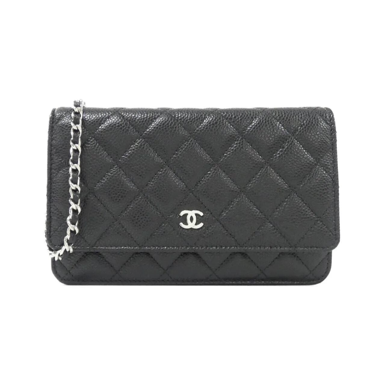CHANEL Timeless Classic AP0250 Wallet Grained Calfskin Black