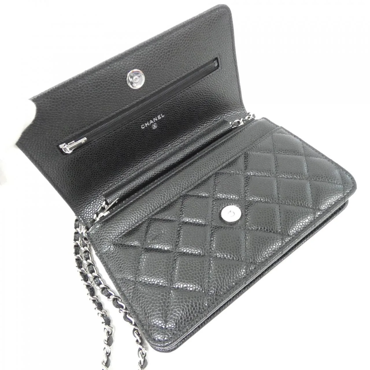 CHANEL Timeless Classic AP0250 Wallet Grained Calfskin Black Grained Calfskin Rank A - Thumbnail 5