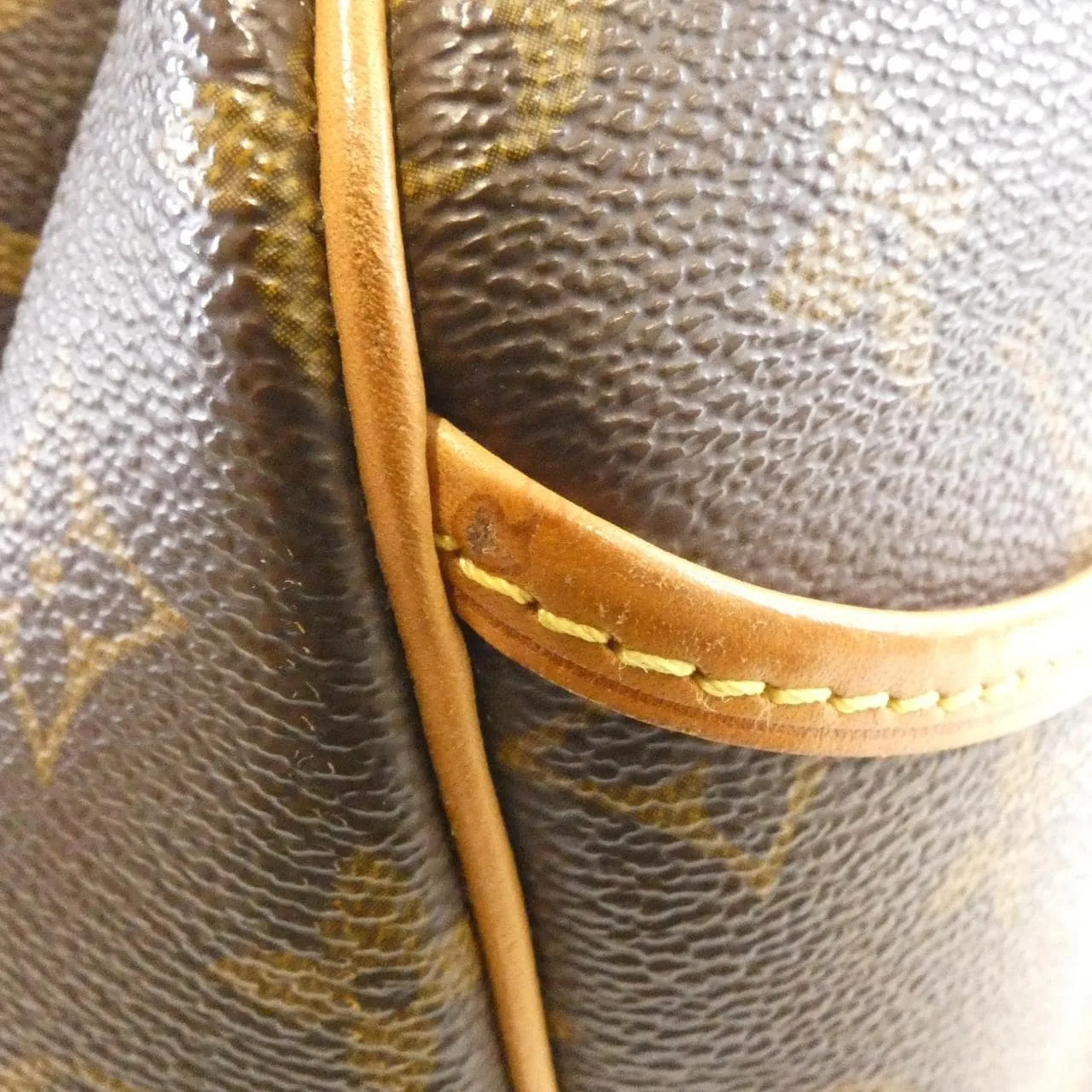 LOUIS VUITTON M47270 Handbag Monogram 黑色 Monogram 中古品B - 縮圖 5