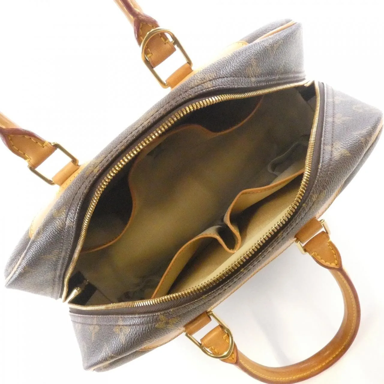 LOUIS VUITTON M47270 Handbag Monogram 黑色 Monogram 中古品B - 縮圖 9