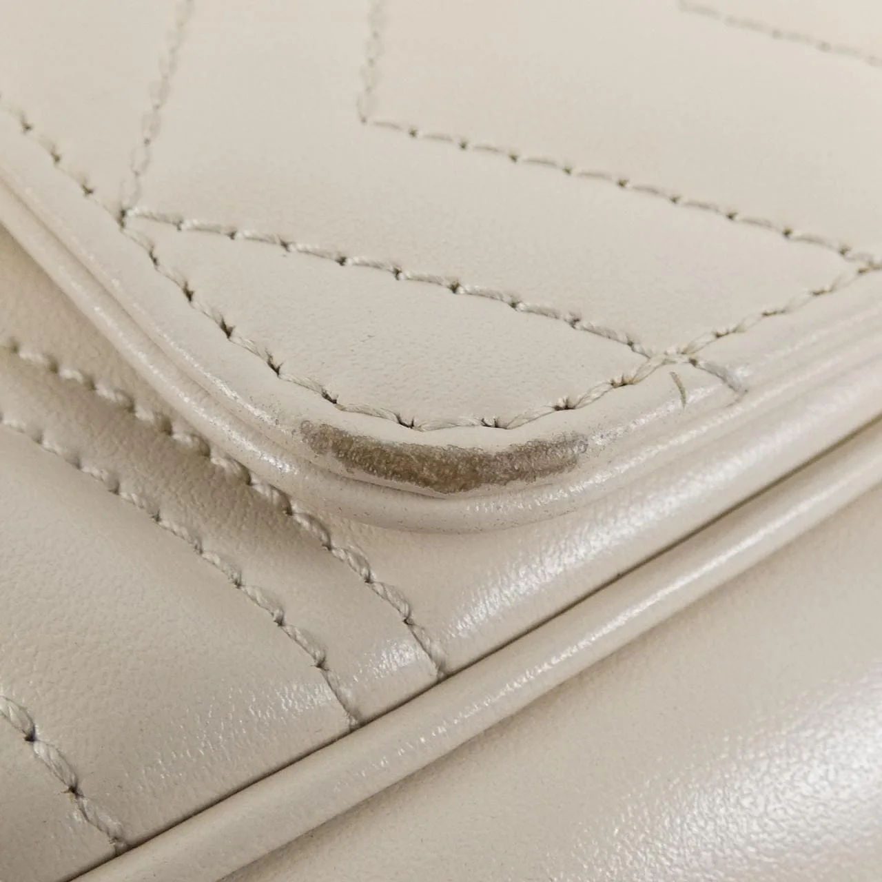 GUCCI GG Marmont 739682 AABZC 肩背包 皮革 黑色 皮革 中古品B - 縮圖 5