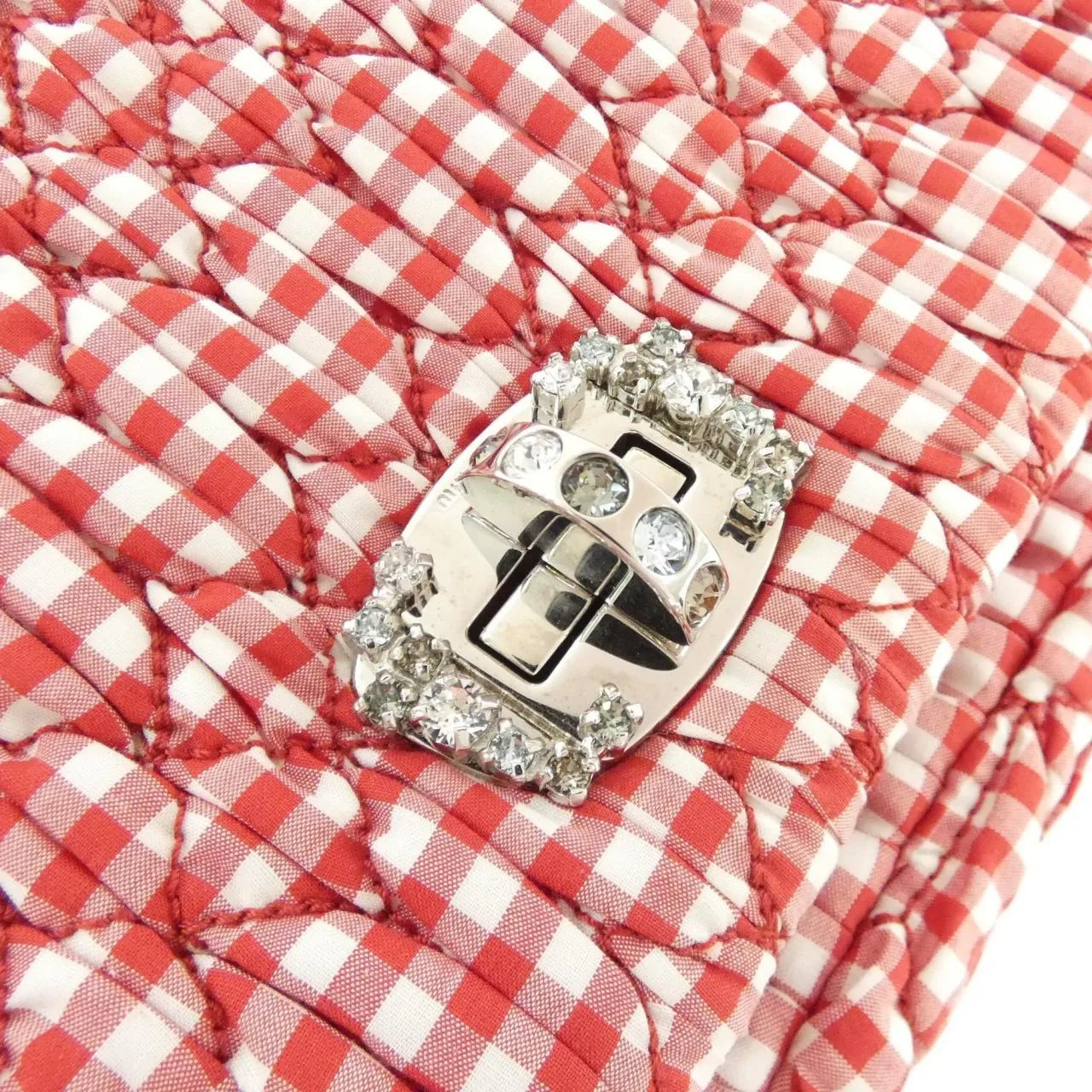 MIU MIU 5BH417 肩背包 紅色 中古品A - 縮圖 5