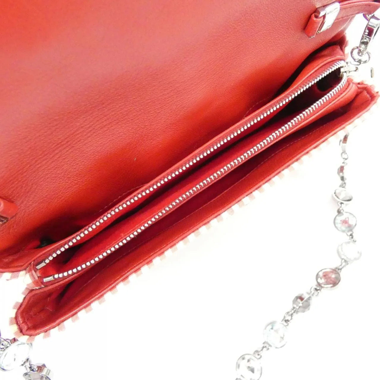 MIU MIU 5BH417 肩背包 紅色 中古品A - 縮圖 8