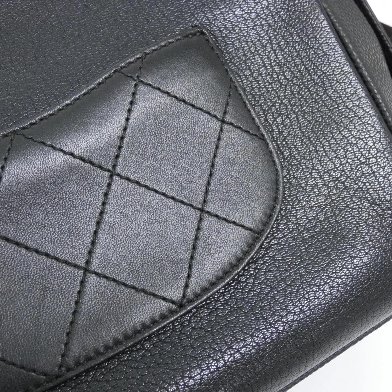 CHANEL Shoulder Caviar Leather Black Caviar Leather Rank A - Thumbnail 5