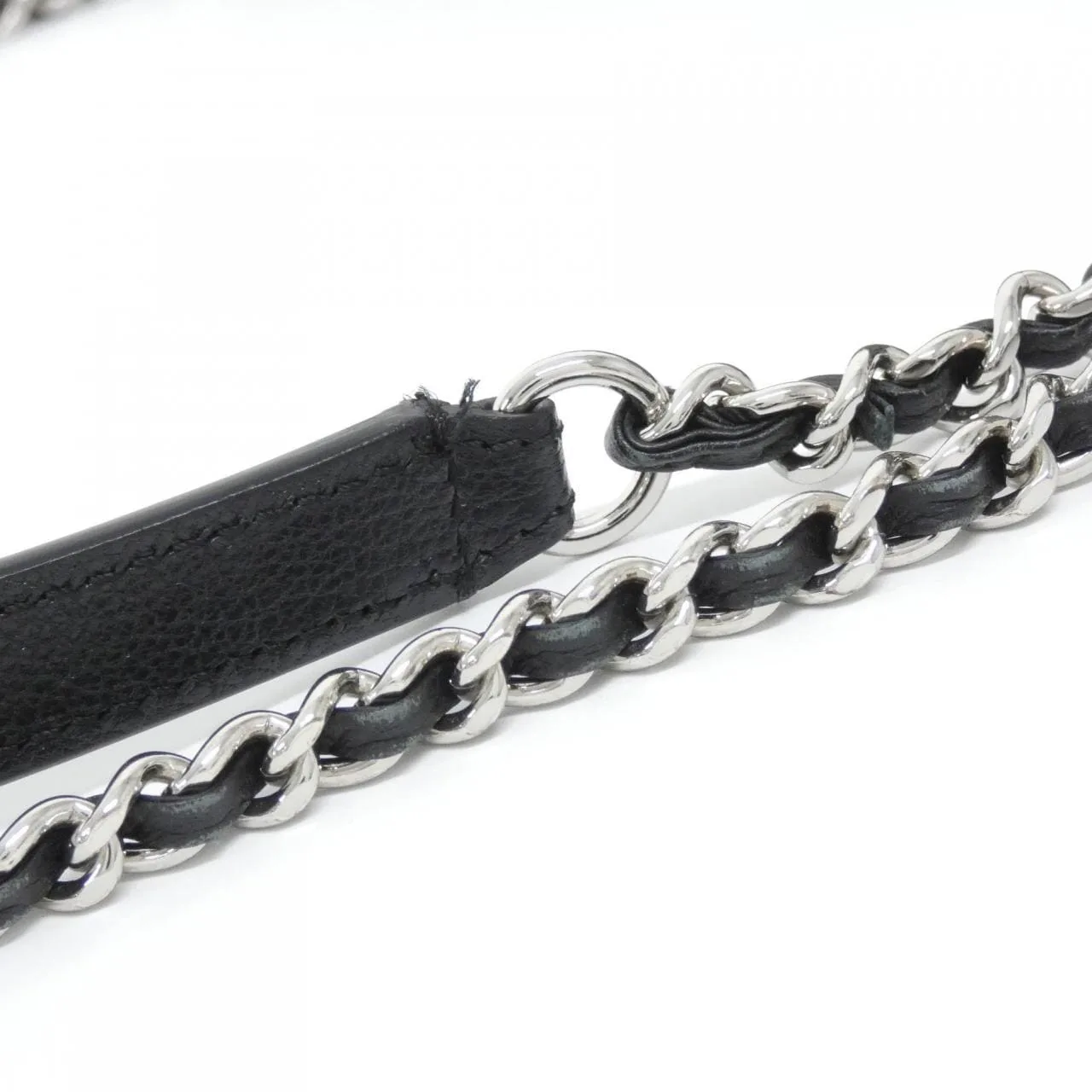 CHANEL Shoulder Caviar Leather Black Caviar Leather Rank A - Thumbnail 9