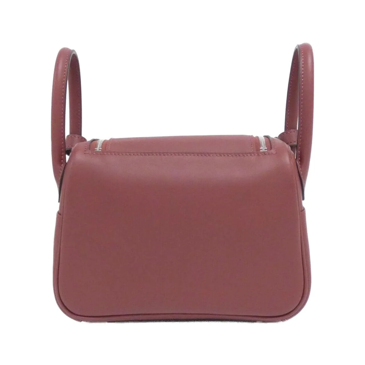 HERMES Lindy 085957CK Shoulder Swift Rouge Swift Leather Unused - Thumbnail 2