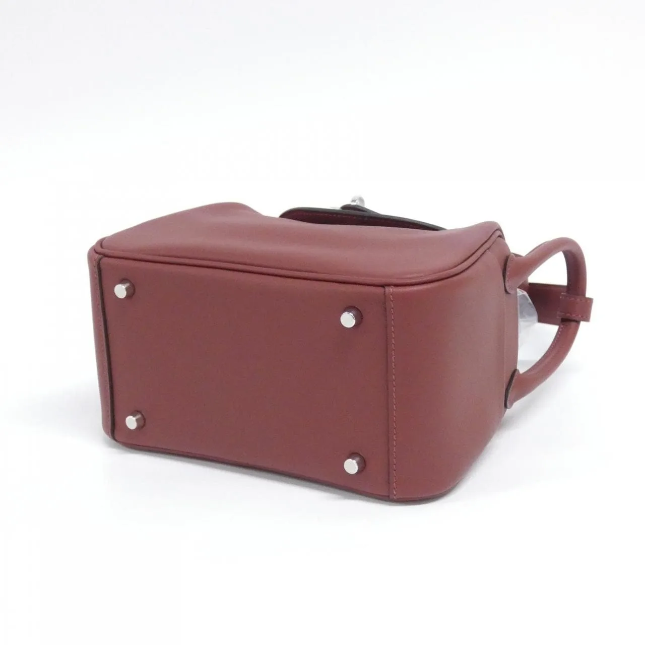 HERMES Lindy 085957CK Shoulder Swift Rouge Swift Leather Unused - Thumbnail 3