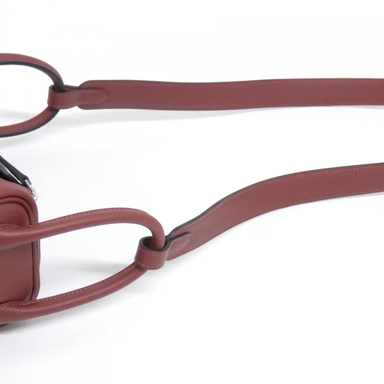 HERMES Lindy 085957CK Shoulder Swift Rouge Swift Leather Unused - Thumbnail 4