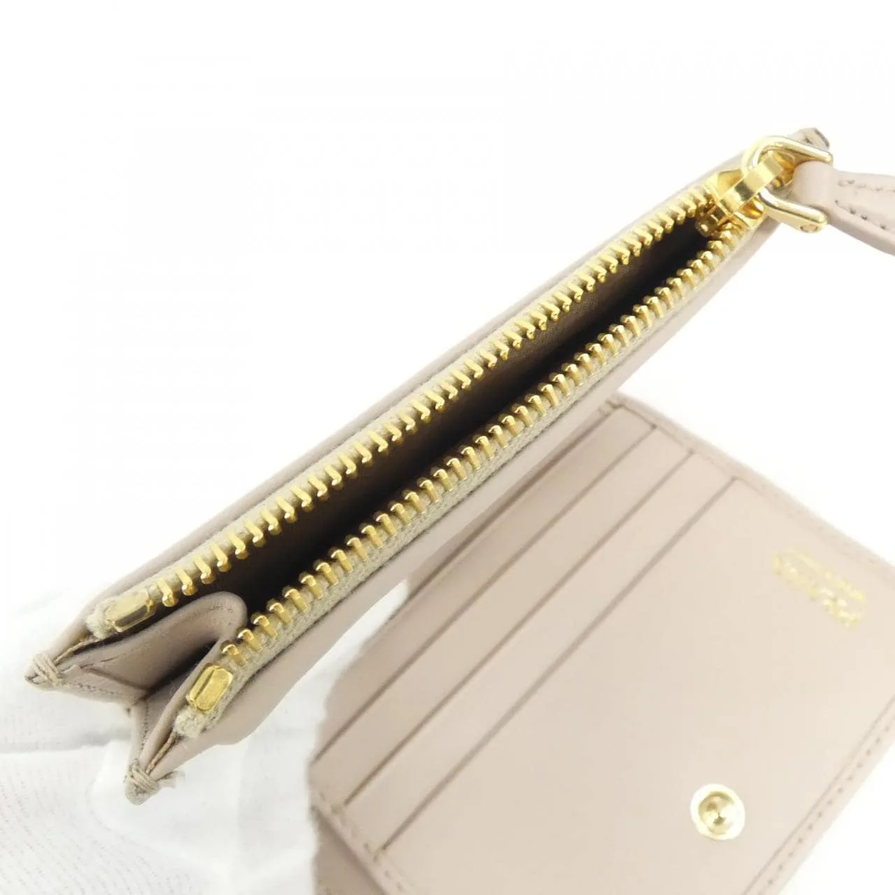 PRADA 1ML050 Wallet 黑色 中古品A - 縮圖 5