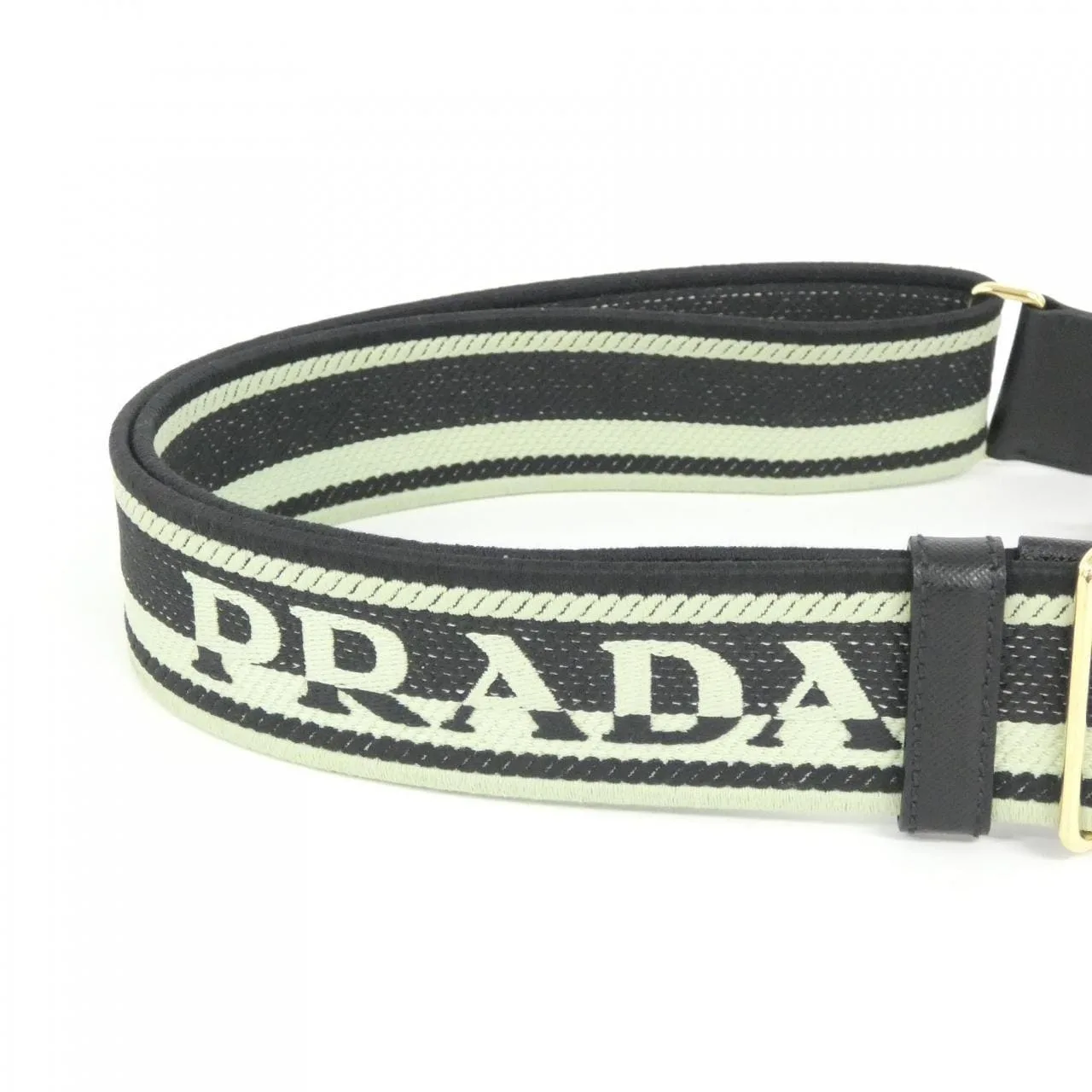 PRADA 1TY085 Wallet Black Rank A - Thumbnail 2