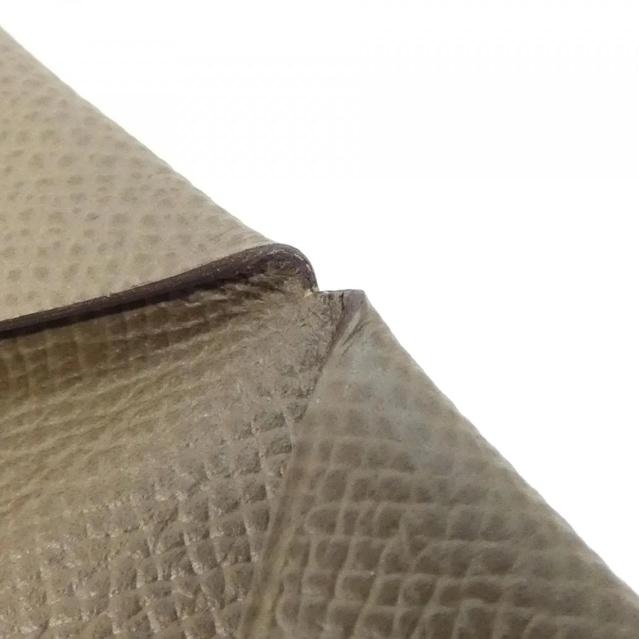 HERMES 044164CK Card Case Epsom Etoupe Epsom Leather Rank A - Thumbnail 3