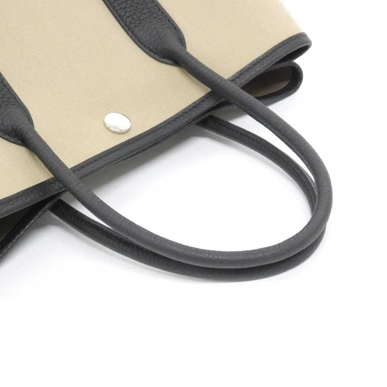 HERMES Garden Party 051551CK Tote Black Unused - Thumbnail 3