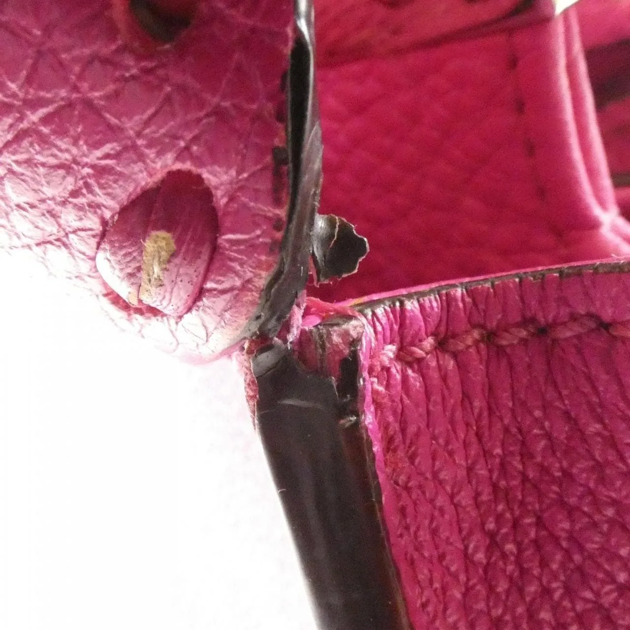 FENDI Peekaboo 8BN244 ANT2 Handbag Black Rank B - Thumbnail 4