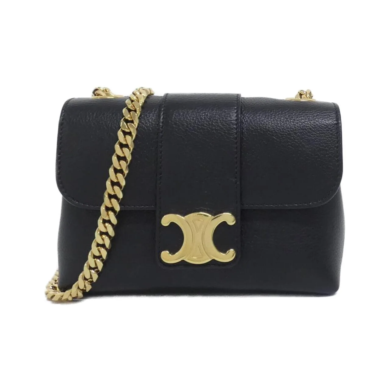 CELINE 10N113GGR Shoulder Black