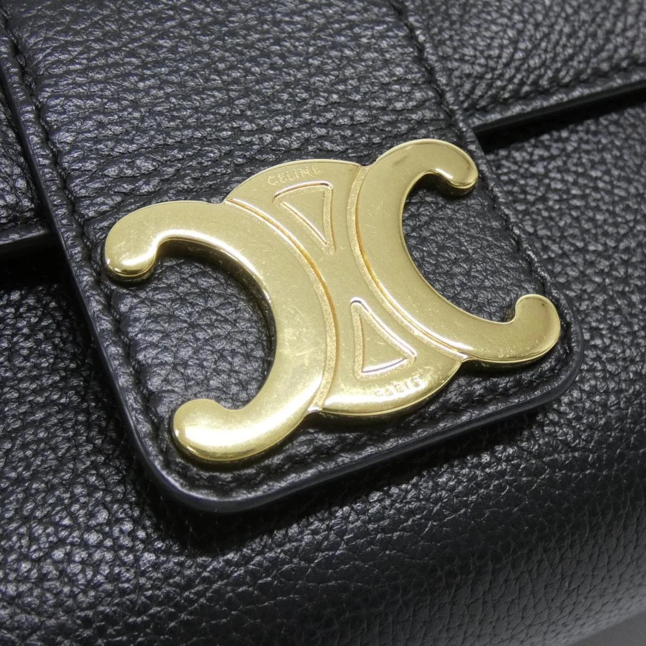 CELINE 10N113GGR Shoulder Black Rank A - Thumbnail 4