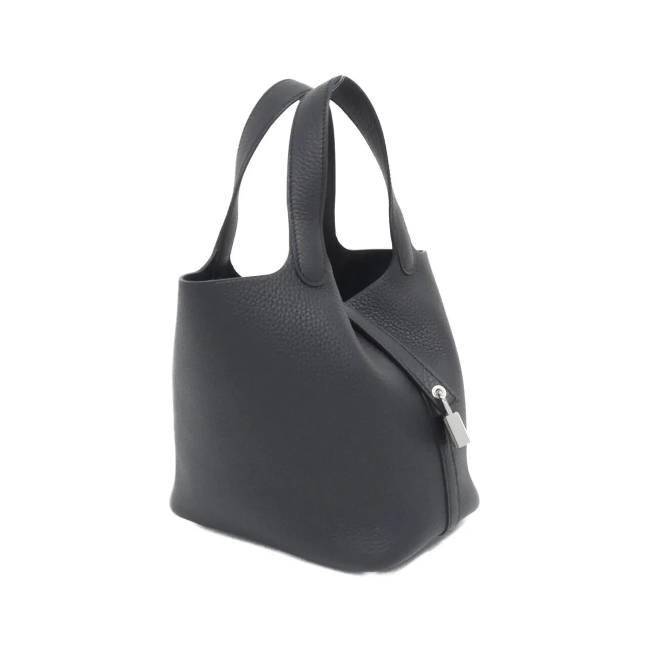 HERMES Picotin 056289CK Handbag Clemence