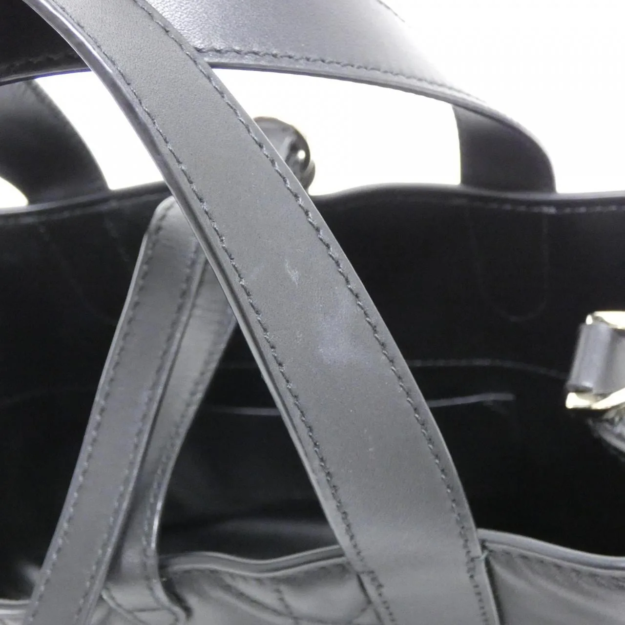 DIOR Toujours M2835OSNW Tote Black Rank A - Thumbnail 9