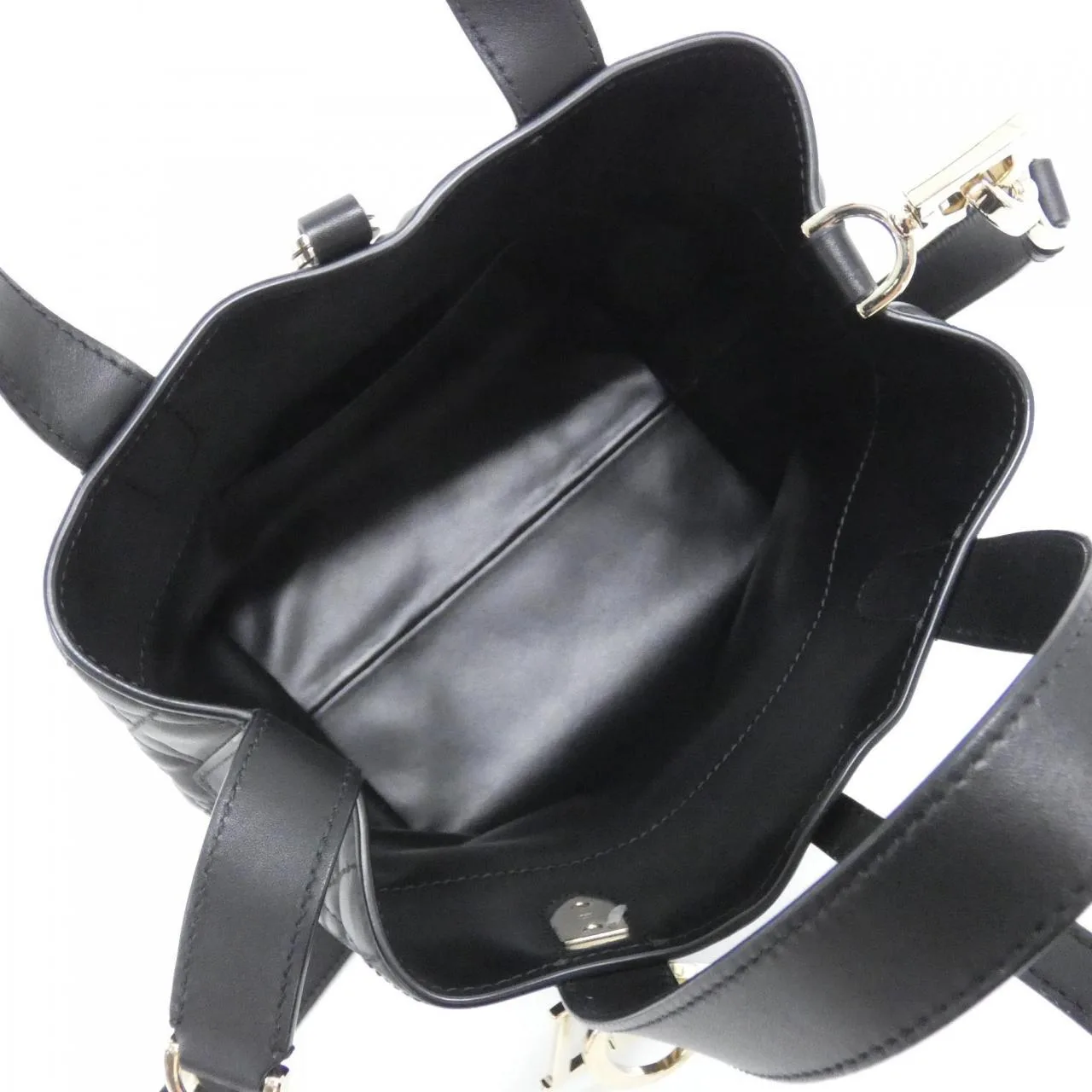 DIOR Toujours M2835OSNW Tote Black Rank A - Thumbnail 10