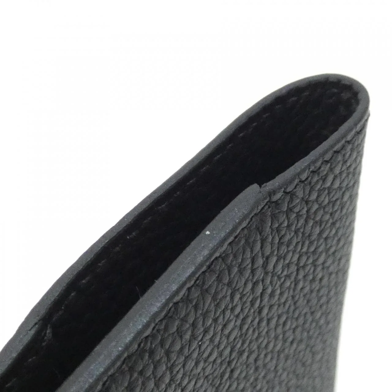 HERMES 078555CK Wallet Togo Black Togo Leather Rank A - Thumbnail 4