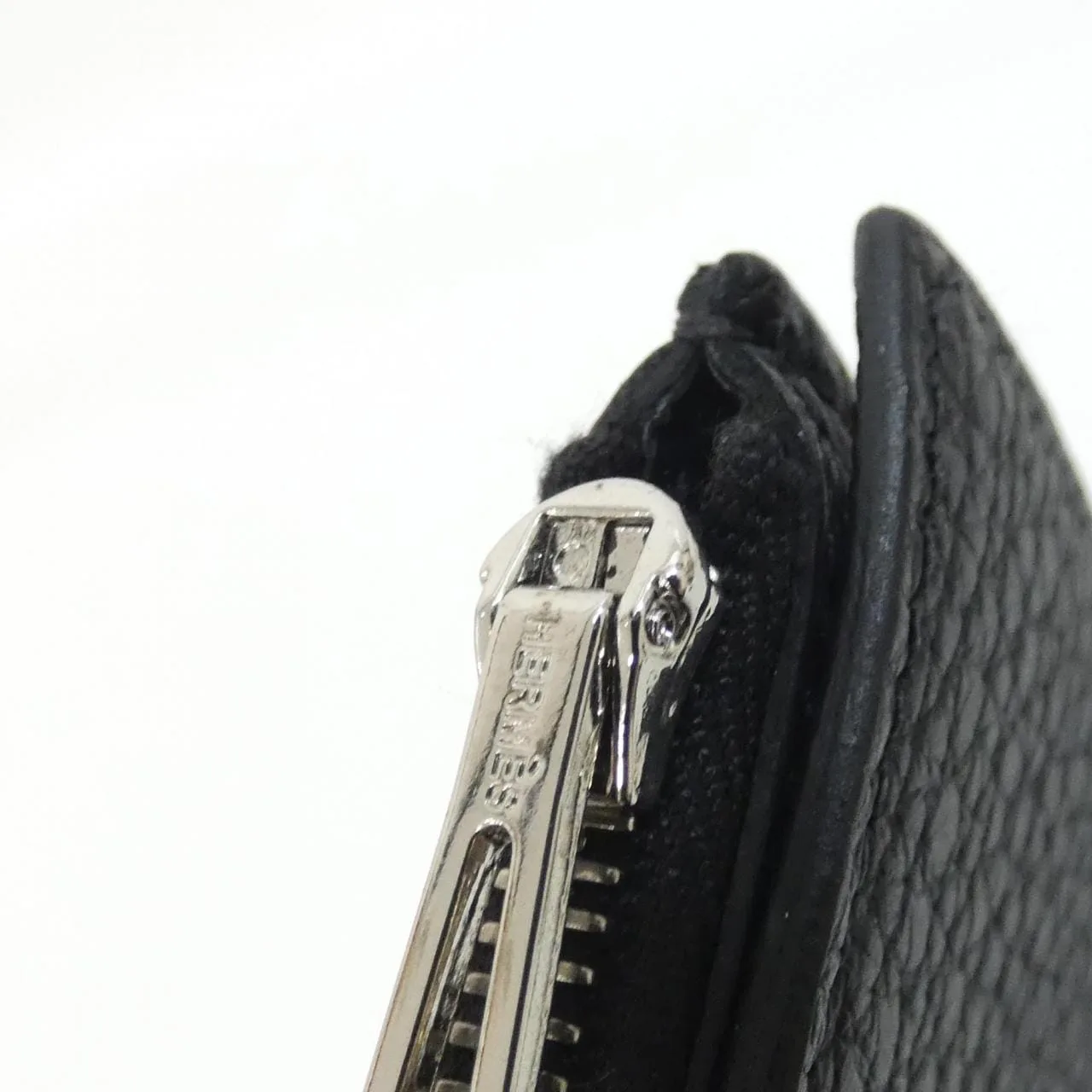 HERMES 078555CK Wallet Togo Black Togo Leather Rank A - Thumbnail 5
