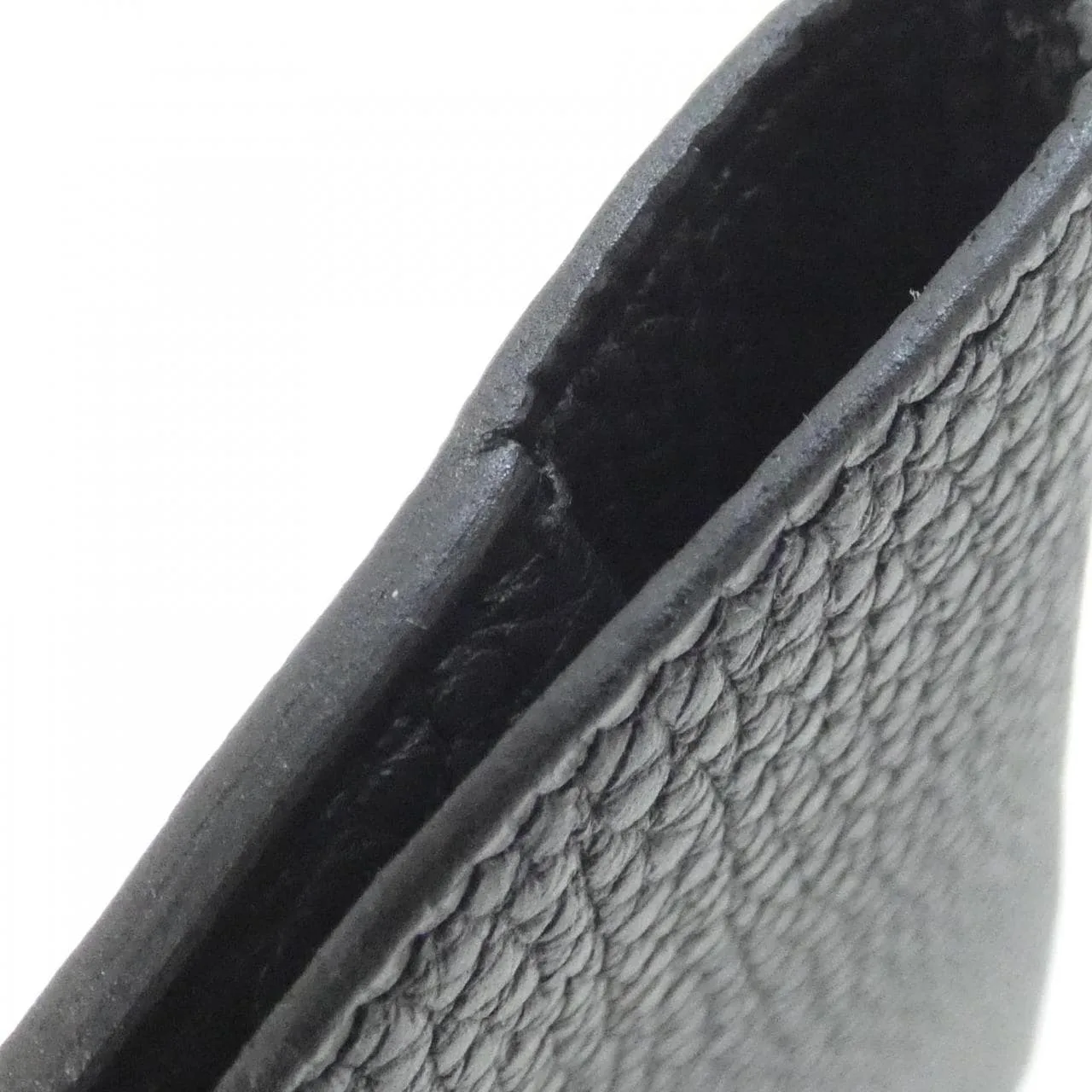 HERMES 078555CK Wallet Togo Black Togo Leather Rank A - Thumbnail 6