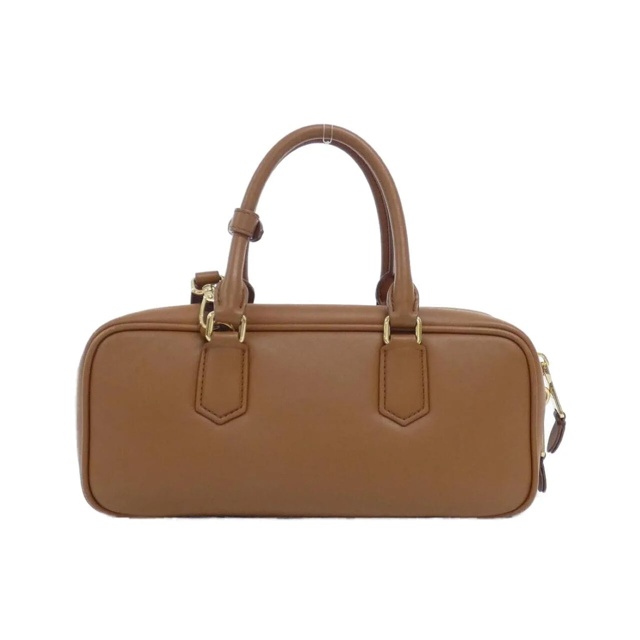 MIU MIU 5BB148 手提包 Cognac 中古品A - 縮圖 2