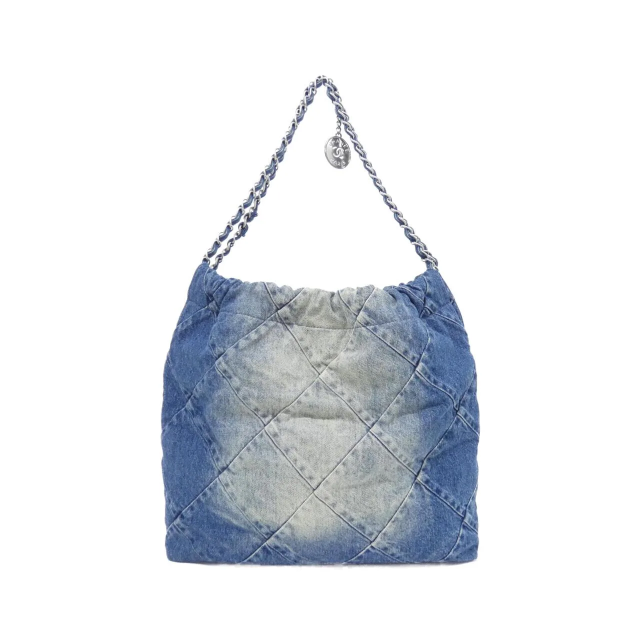 CHANEL Chanel 22 AS3261 肩背包 牛仔布 藍色 牛仔布 中古品A - 縮圖 2