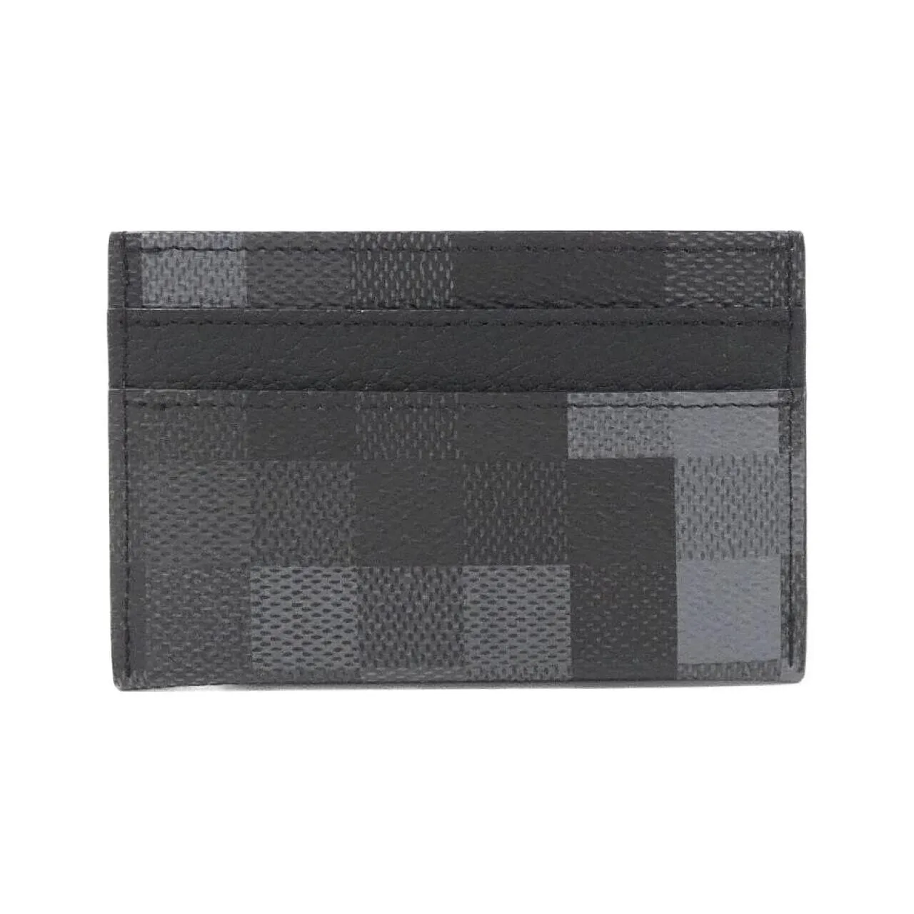 LOUIS VUITTON M14929 卡片套 帆布 黑色 帆布 中古品A - 縮圖 2