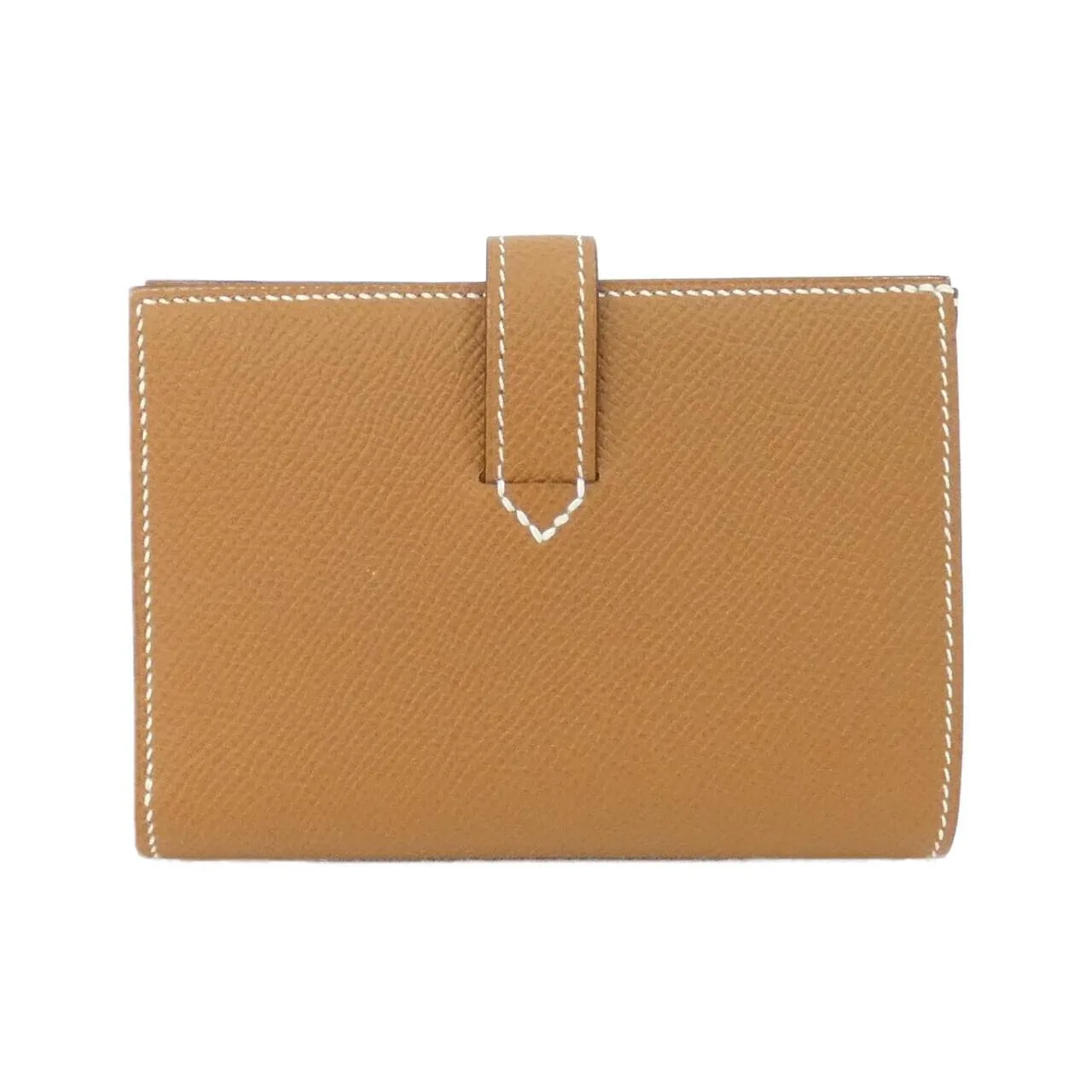 HERMES 085779CK Wallet Epsom Gold Epsom Leather Rank A - Thumbnail 2