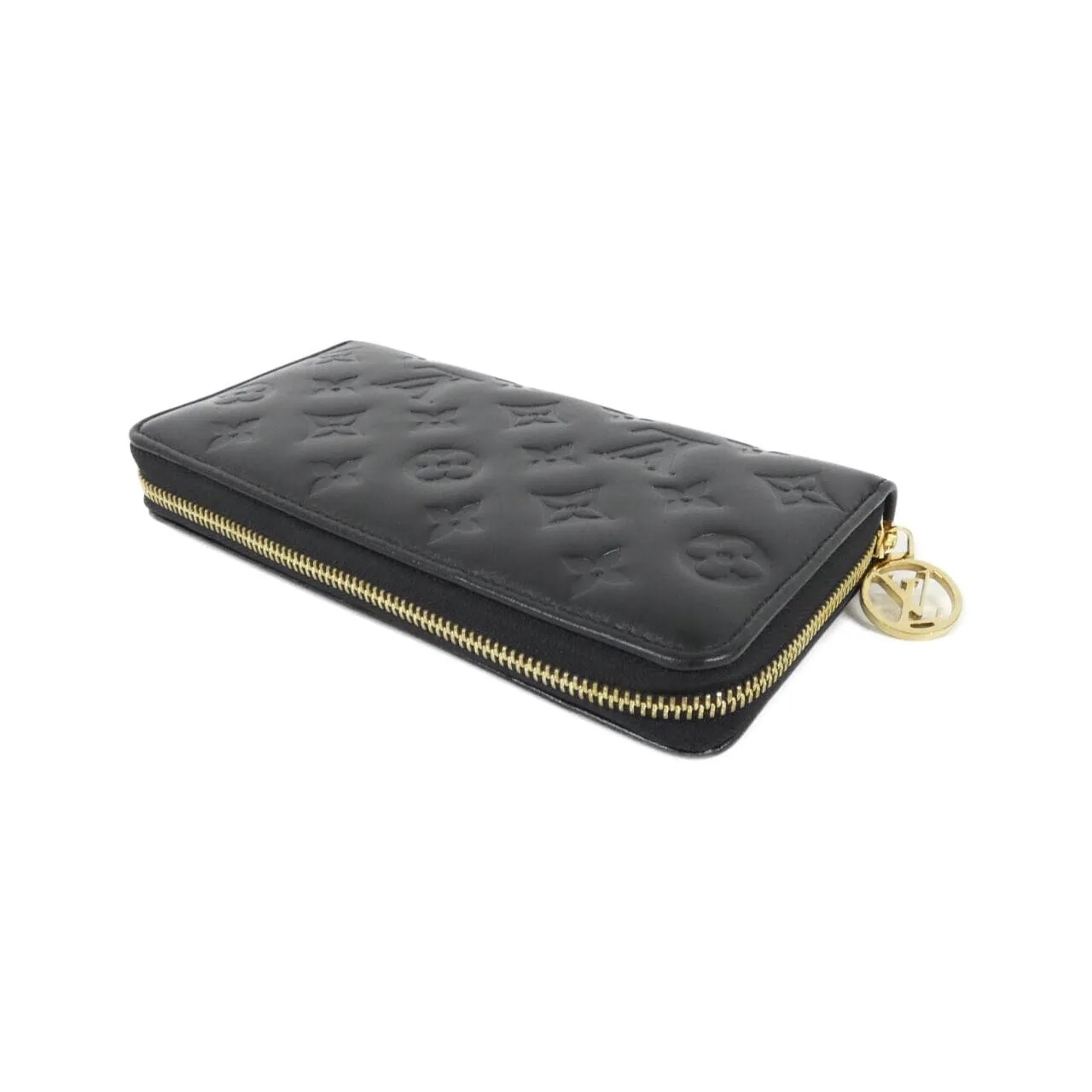 LOUIS VUITTON M81510 Wallet Lambskin Black Lambskin Rank A - Thumbnail 2