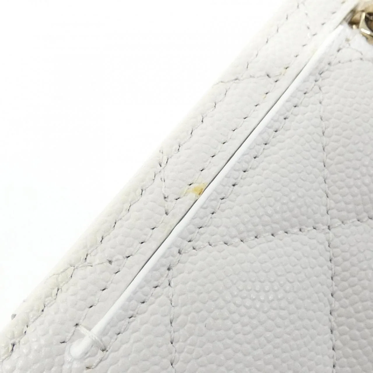 CHANEL Timeless Classic AP0231 Wallet Grained Calfskin White Grained Calfskin Rank A - Thumbnail 5