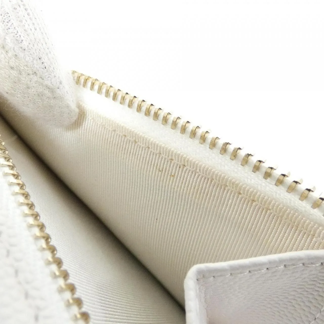 CHANEL Timeless Classic AP0231 Wallet Grained Calfskin White Grained Calfskin Rank A - Thumbnail 10