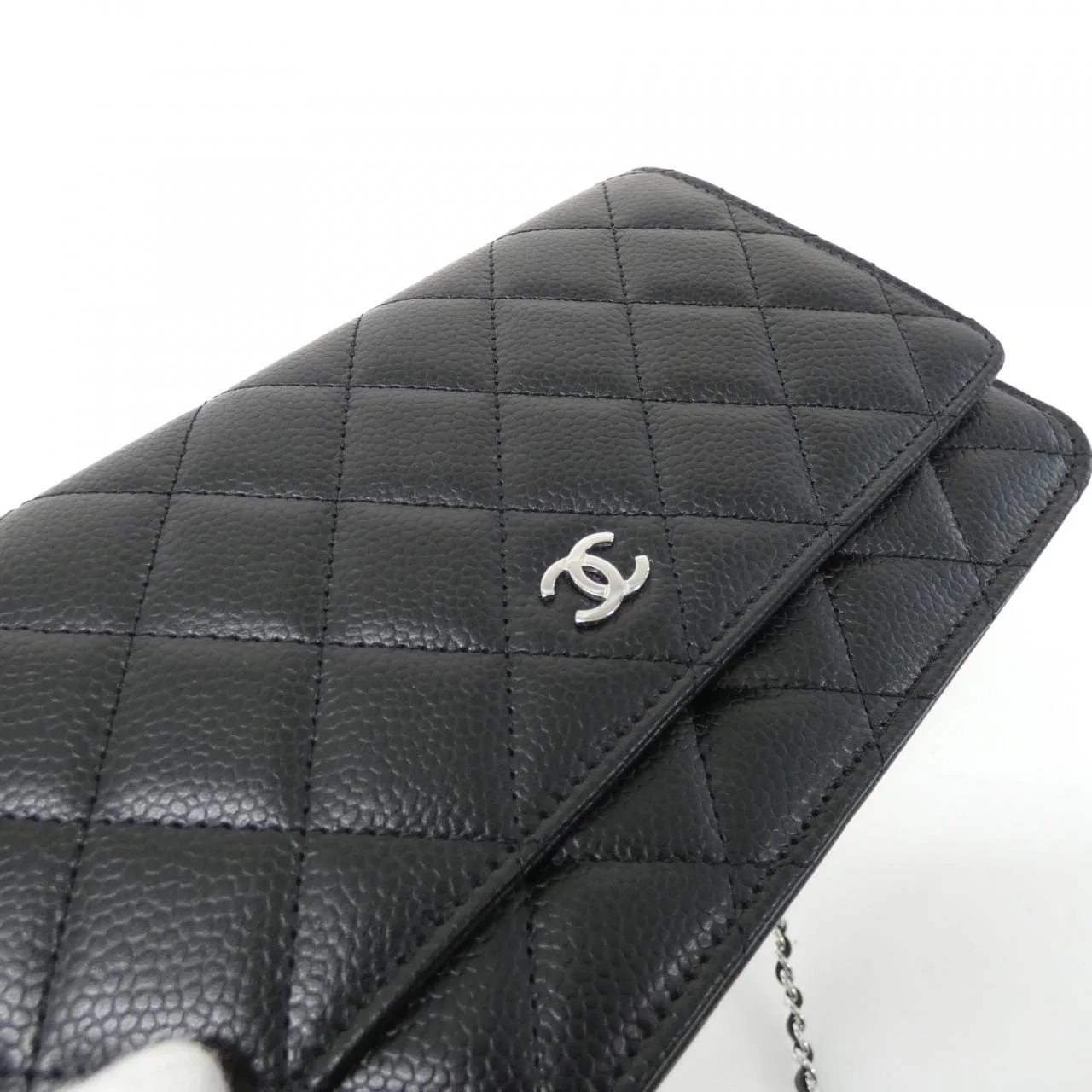 CHANEL Timeless Classic AP0250 Wallet Grained Calfskin Black Grained Calfskin Rank A - Thumbnail 4