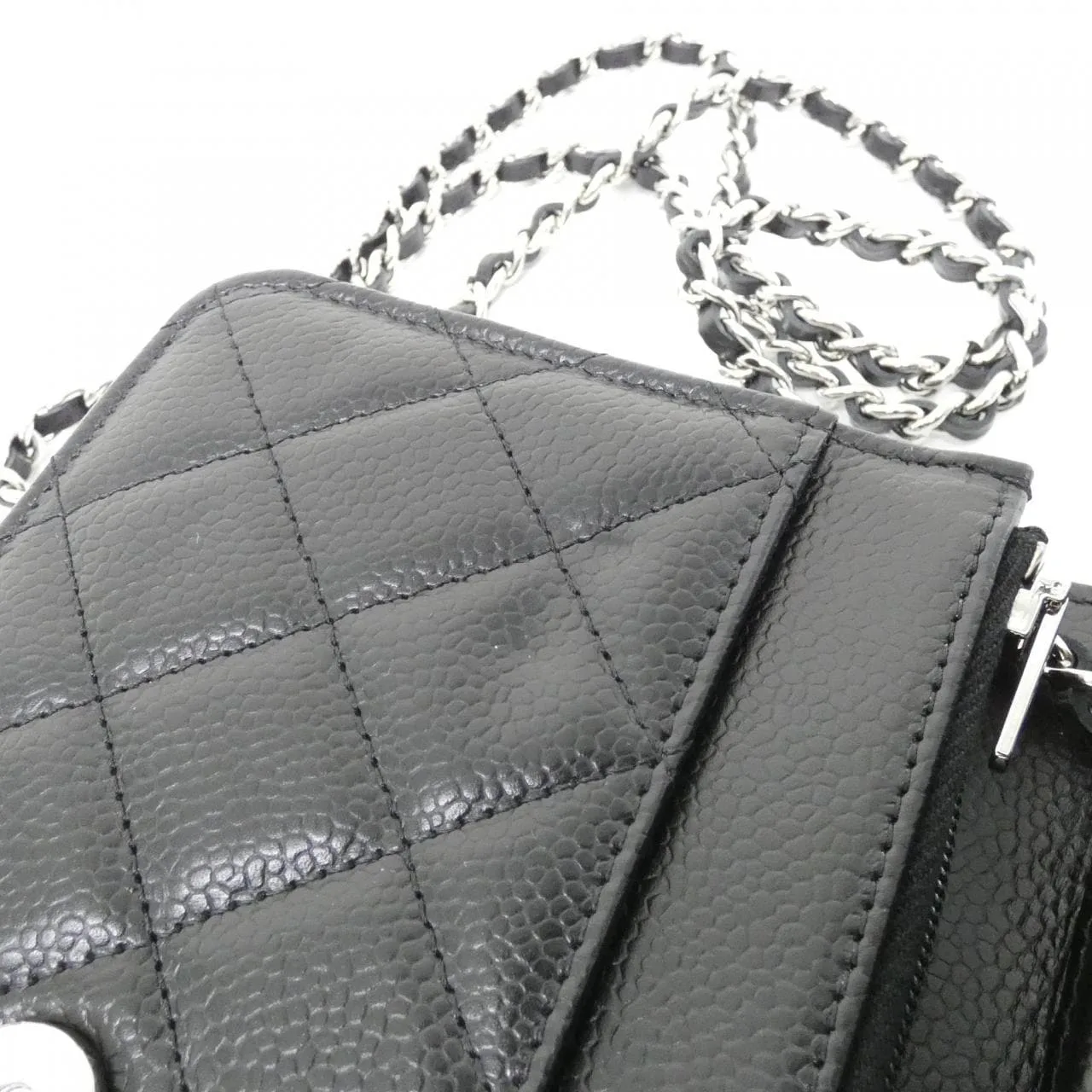 CHANEL Timeless Classic AP0250 Wallet Grained Calfskin Black Grained Calfskin Rank A - Thumbnail 7