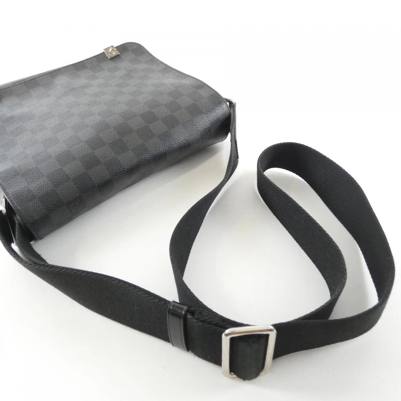 LOUIS VUITTON District N41028 Shoulder Damier Black Damier Rank B - Thumbnail 4