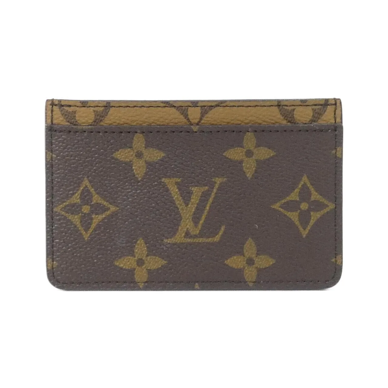 LOUIS VUITTON M69161 Card Case Monogram 黑色 Monogram 中古品A - 縮圖 2