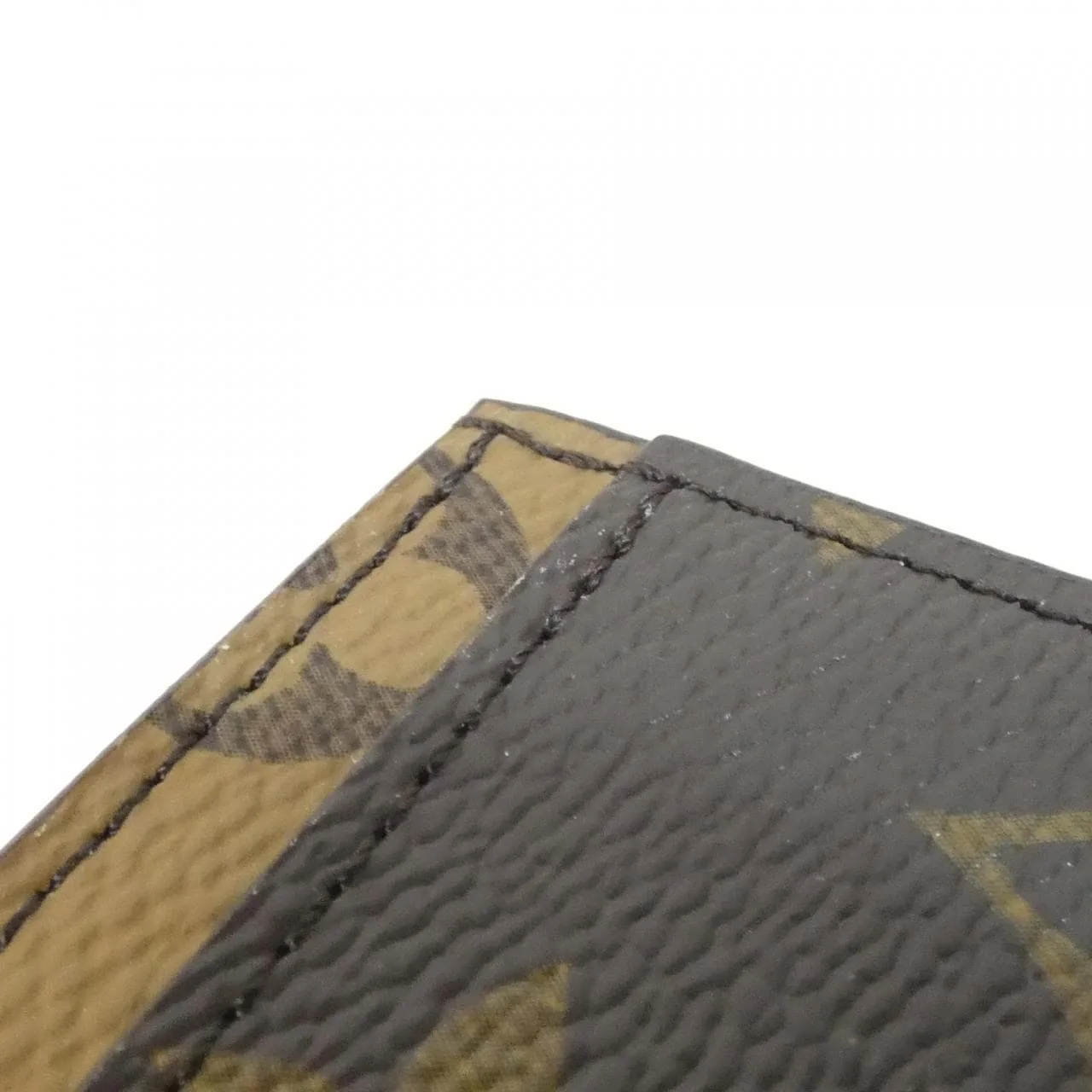 LOUIS VUITTON M69161 Card Case Monogram 黑色 Monogram 中古品A - 縮圖 6