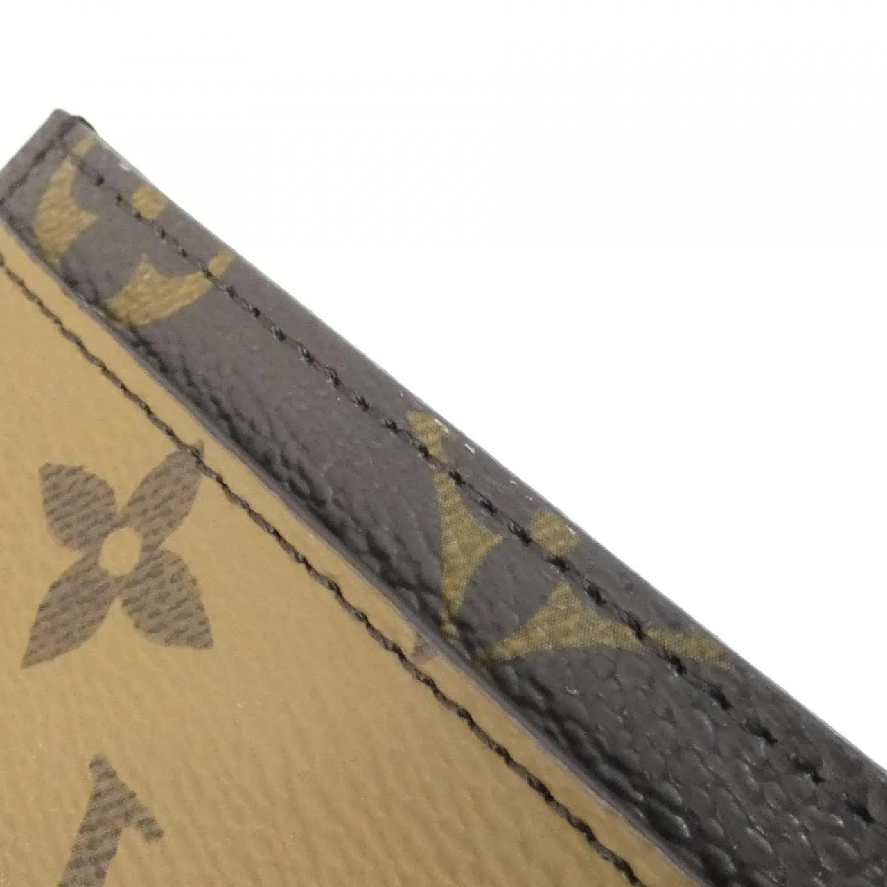 LOUIS VUITTON M69161 Card Case Monogram 黑色 Monogram 中古品A - 縮圖 7