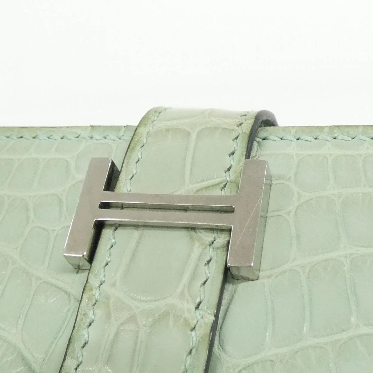 HERMES 048601CK Wallet Black Rank B - Thumbnail 4