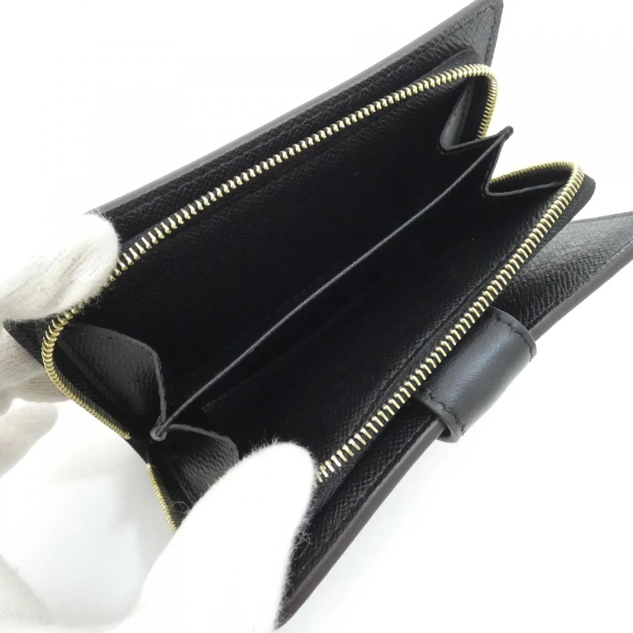 LOUIS VUITTON M69432 Wallet Monogram 黑色 Monogram 中古品A - 縮圖 7