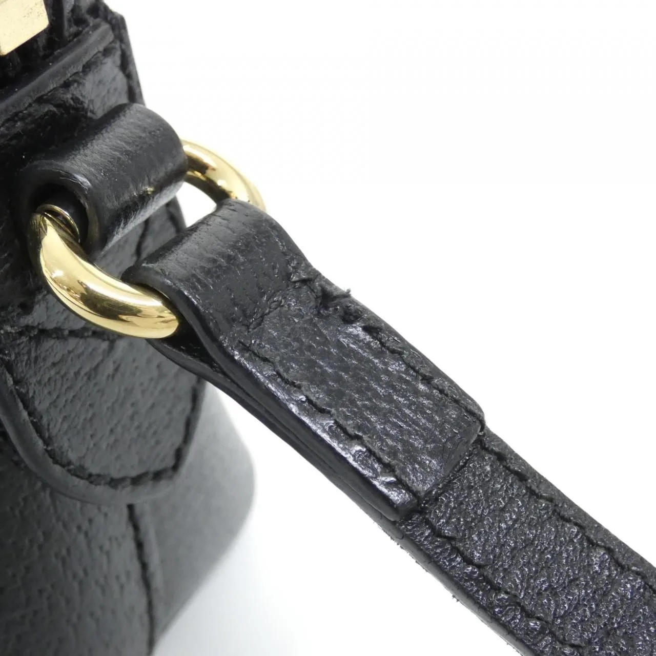 GUCCI 719881 DJ2DG 手提包 皮革 黑色 皮革 中古品A - 縮圖 6