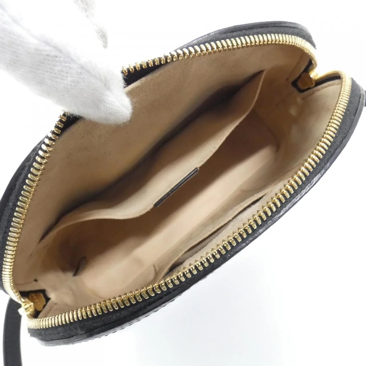 GUCCI 719881 DJ2DG 手提包 皮革 黑色 皮革 中古品A - 縮圖 7