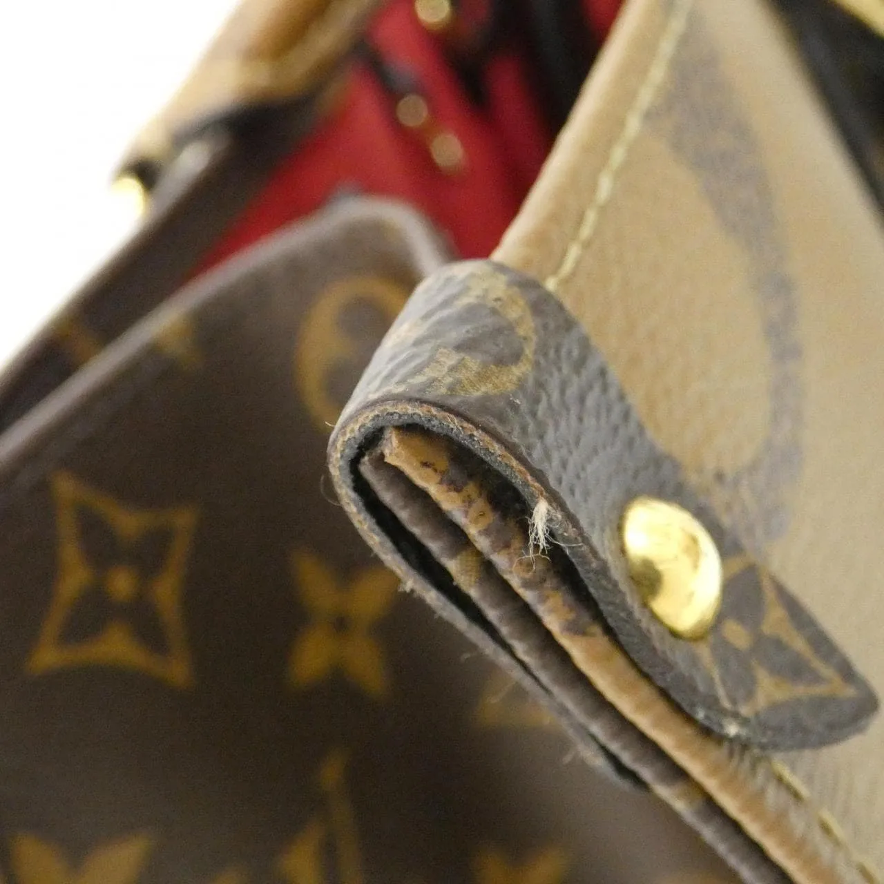 LOUIS VUITTON OnTheGo M45321 Handbag Monogram Black Monogram Rank B - Thumbnail 6