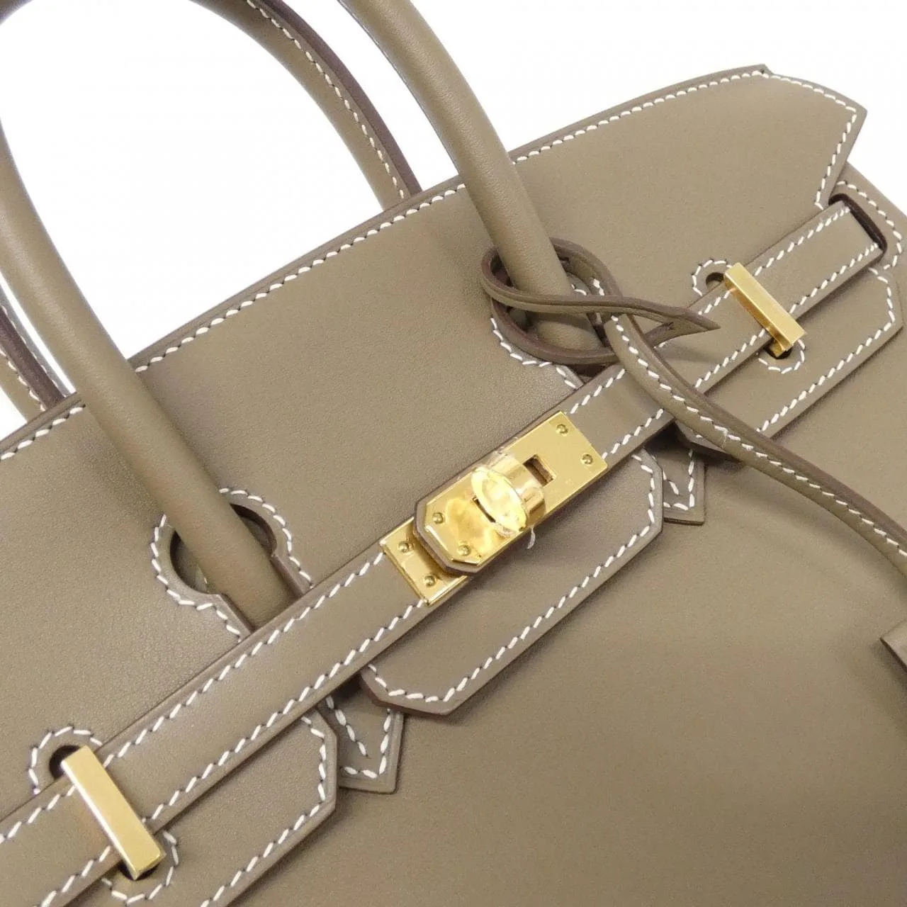 HERMES Birkin 049362CC Handbag Swift Etoupe Swift Leather Rank A - Thumbnail 6