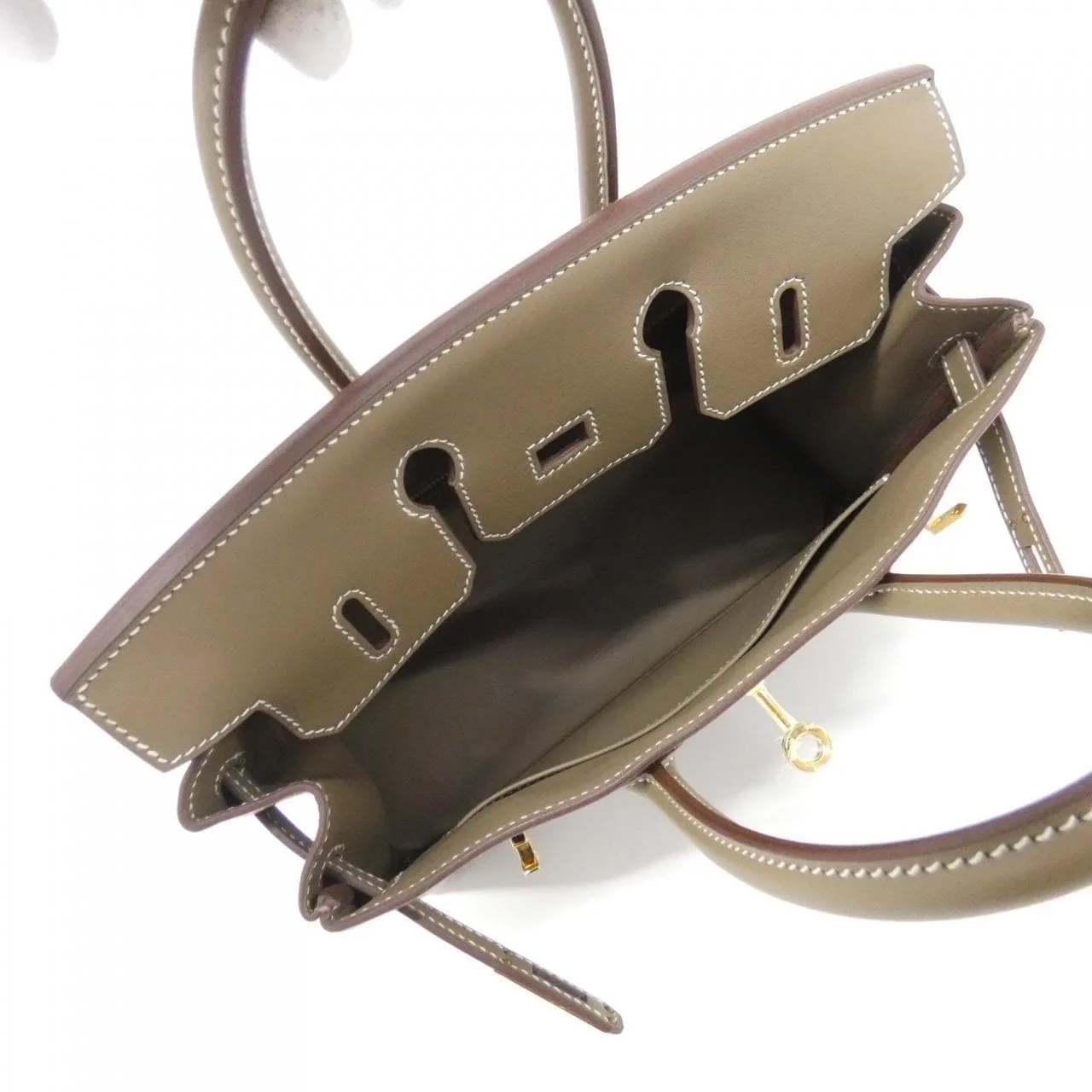 HERMES Birkin 049362CC Handbag Swift Etoupe Swift Leather Rank A - Thumbnail 9