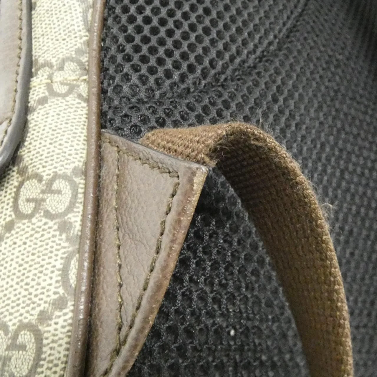 GUCCI Ophidia 547965 9U8BT 背包 帆布 黑色 帆布 中古品A - 縮圖 8