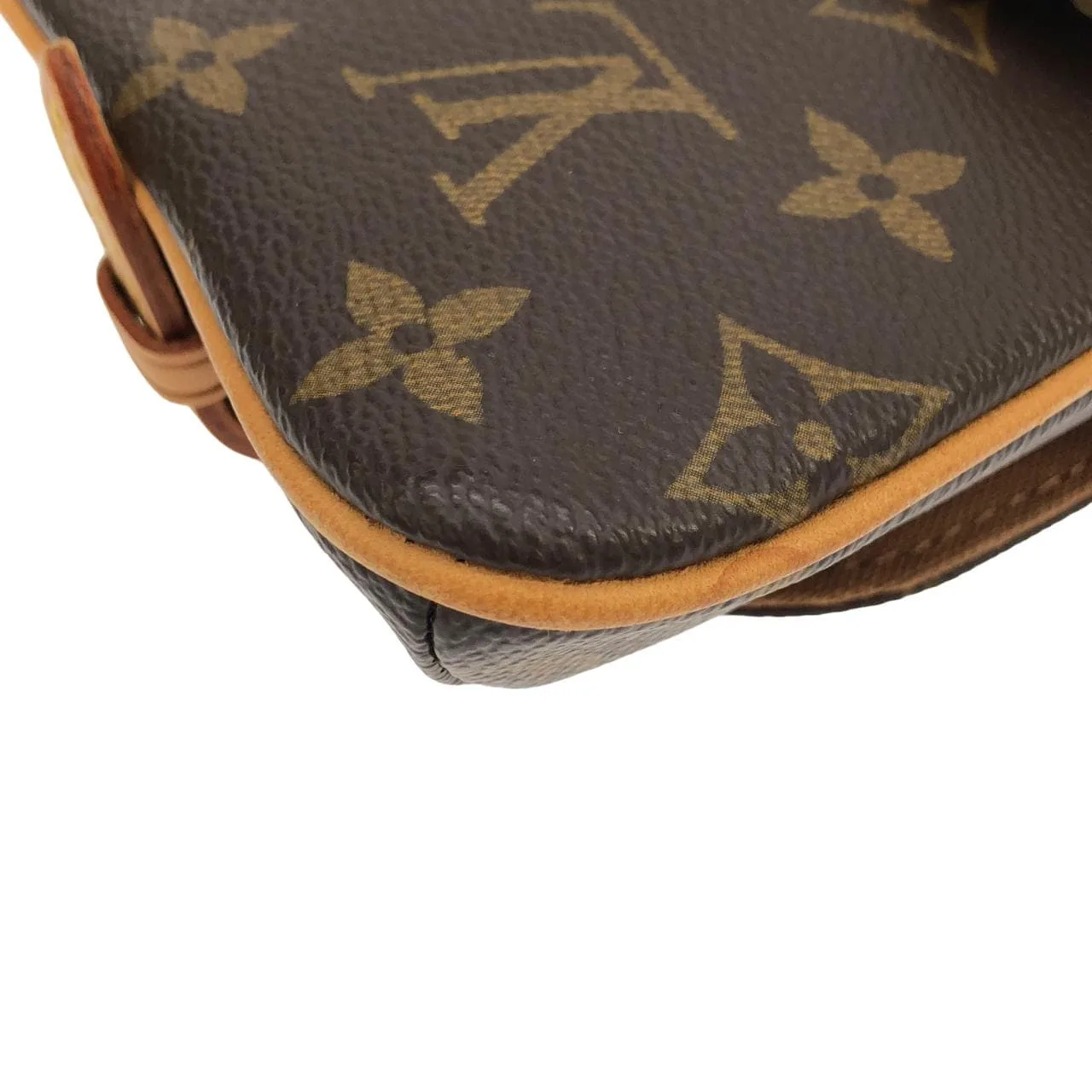 LOUIS VUITTON Pochette M51159 Belt Monogram Black Monogram Rank A - Thumbnail 3